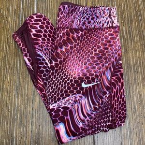 Animal Print Nike Capris